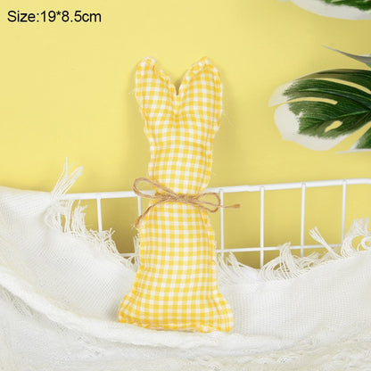 Coelho Pano Decoração Conjunto de 1 peças de Decoração de Páscoa Tecido Coelhinhos