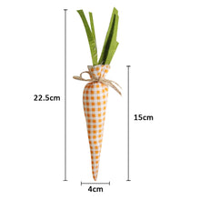 Carregar imagem no visualizador da galeria, Cenouras de Páscoa Enfeites de Tecido Artificial Cenoura para Decorações de Festas de Páscoa
